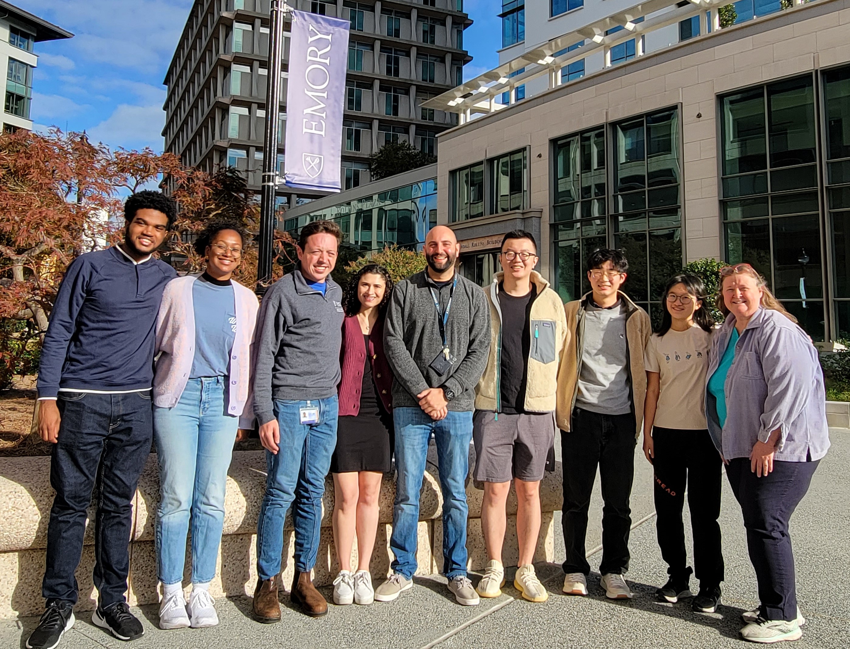 Impromptu photo op after lab meeting. 10/25/2023