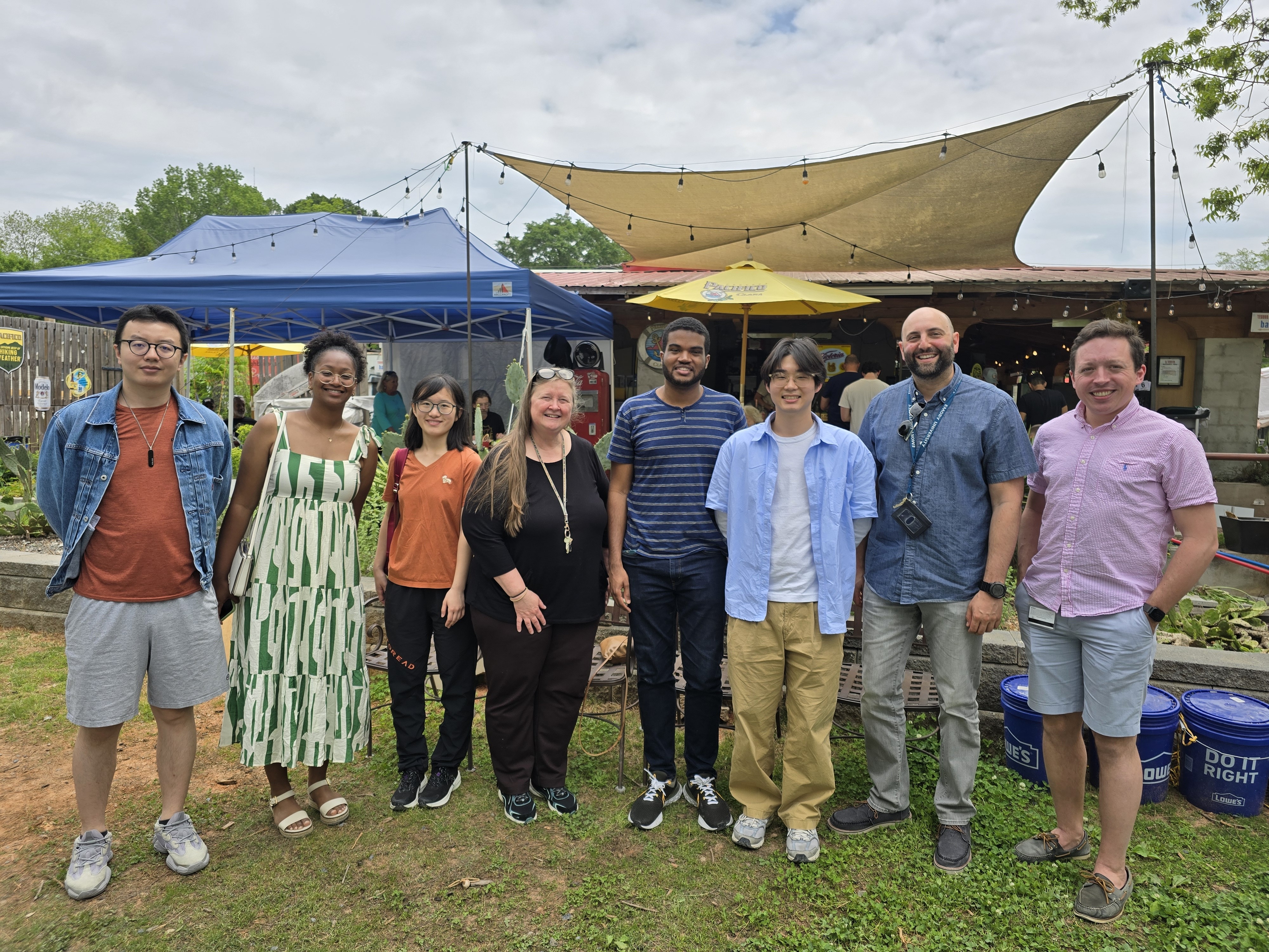 End-of-semester lab lunch. Congratulations to graduates Sona & Devin. 4/26/2024